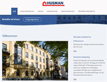 Tablet Screenshot of husman.se